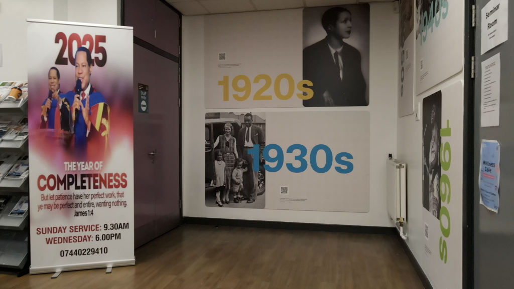 Inside the African Caribbean Centre, Leicester