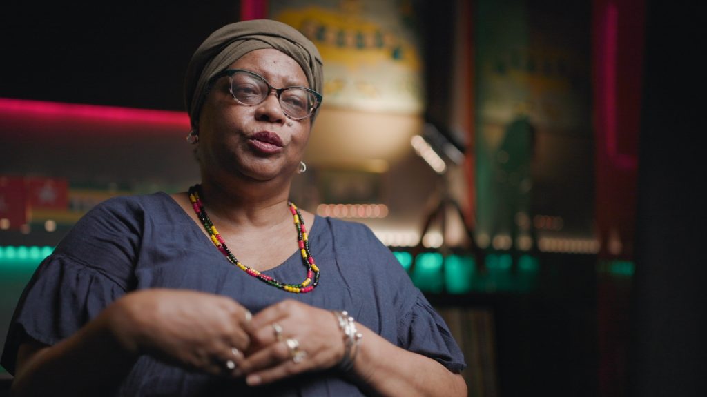 Marcia, a community member interviewed for the documentary